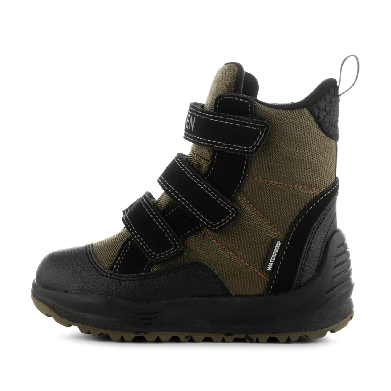 Adrian Boot Kids - Dark Olive-Woden Best