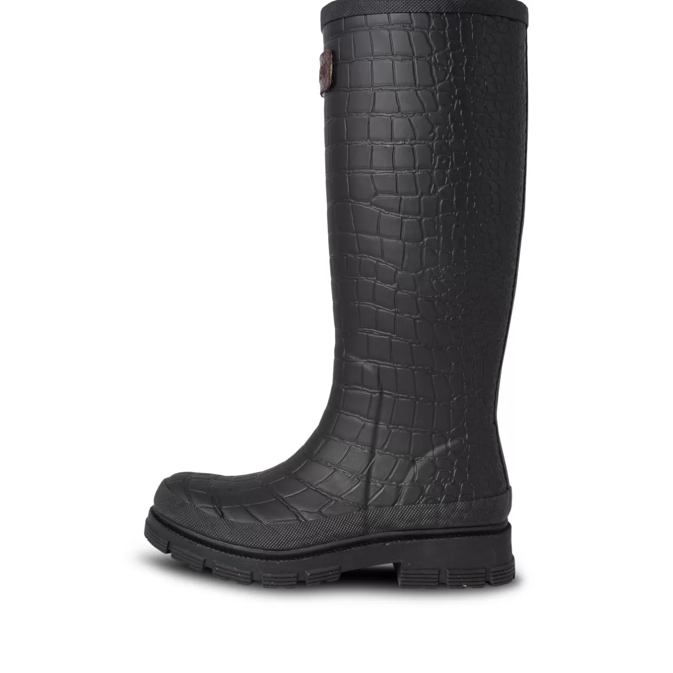 Le Croco Waterproof - Black-Woden Fashion