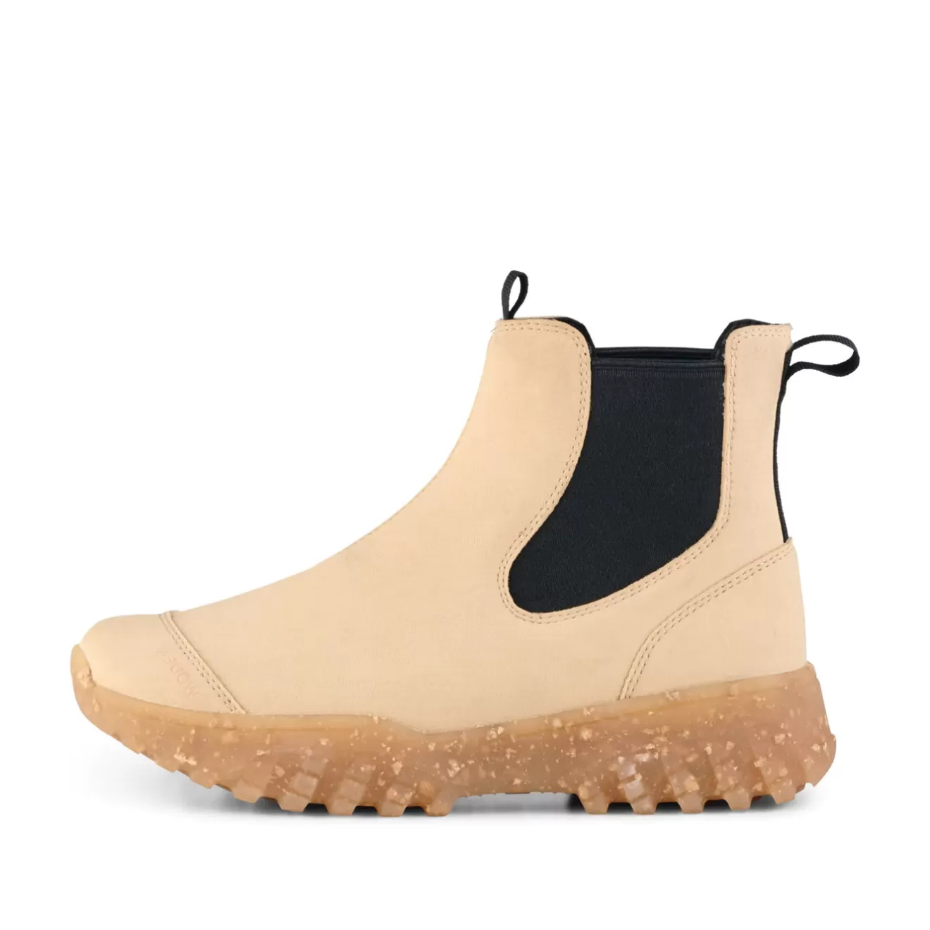 Magda Rubber Track Boot - Beige-Woden Hot