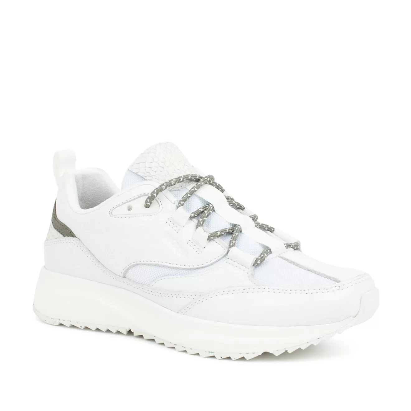 Malou Leather Fifty - Bright White-Woden Online