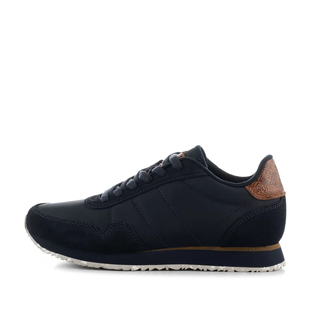 Nora III Leather - Dark Navy-Woden New