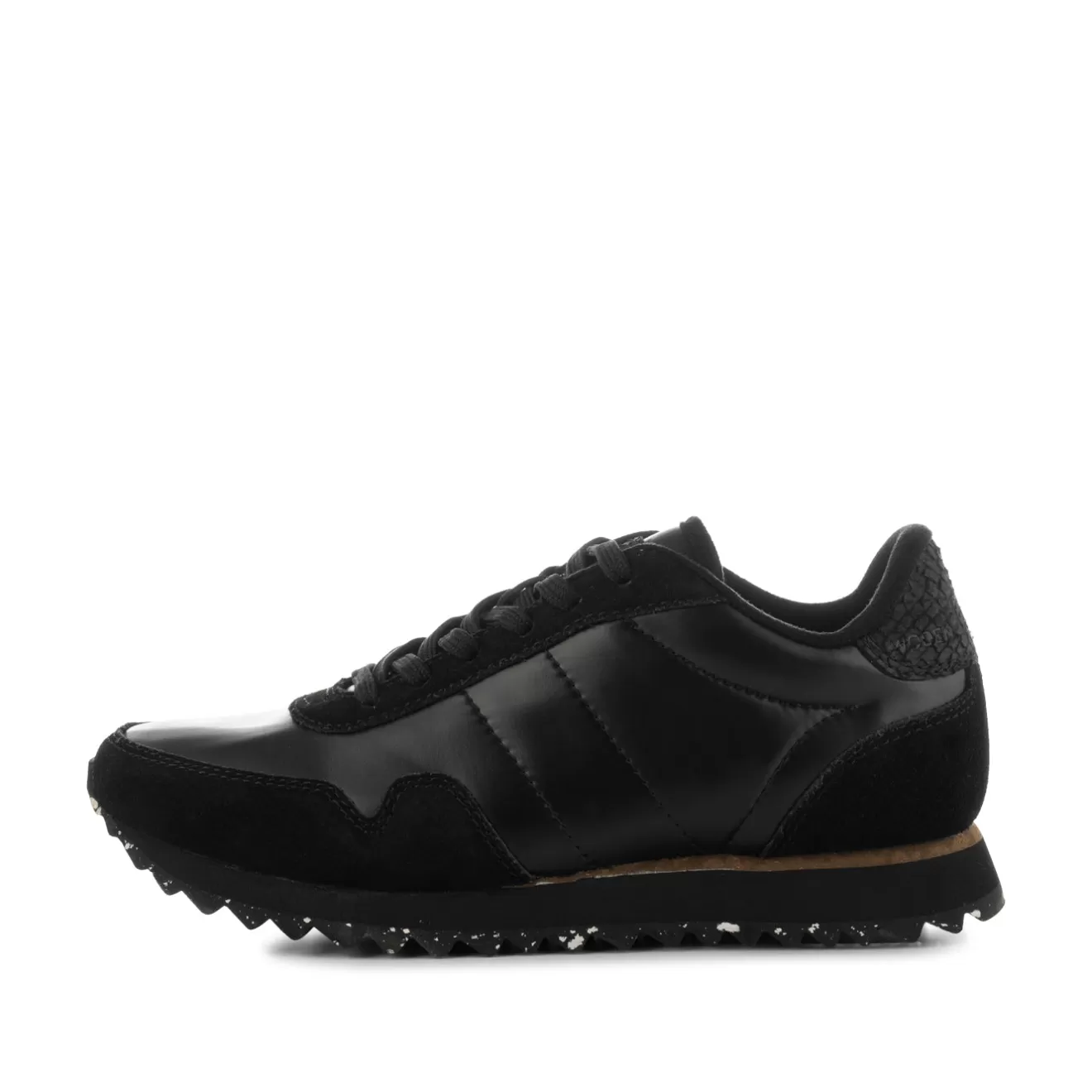 Nora III Metallic Nylon - Black-Woden Store