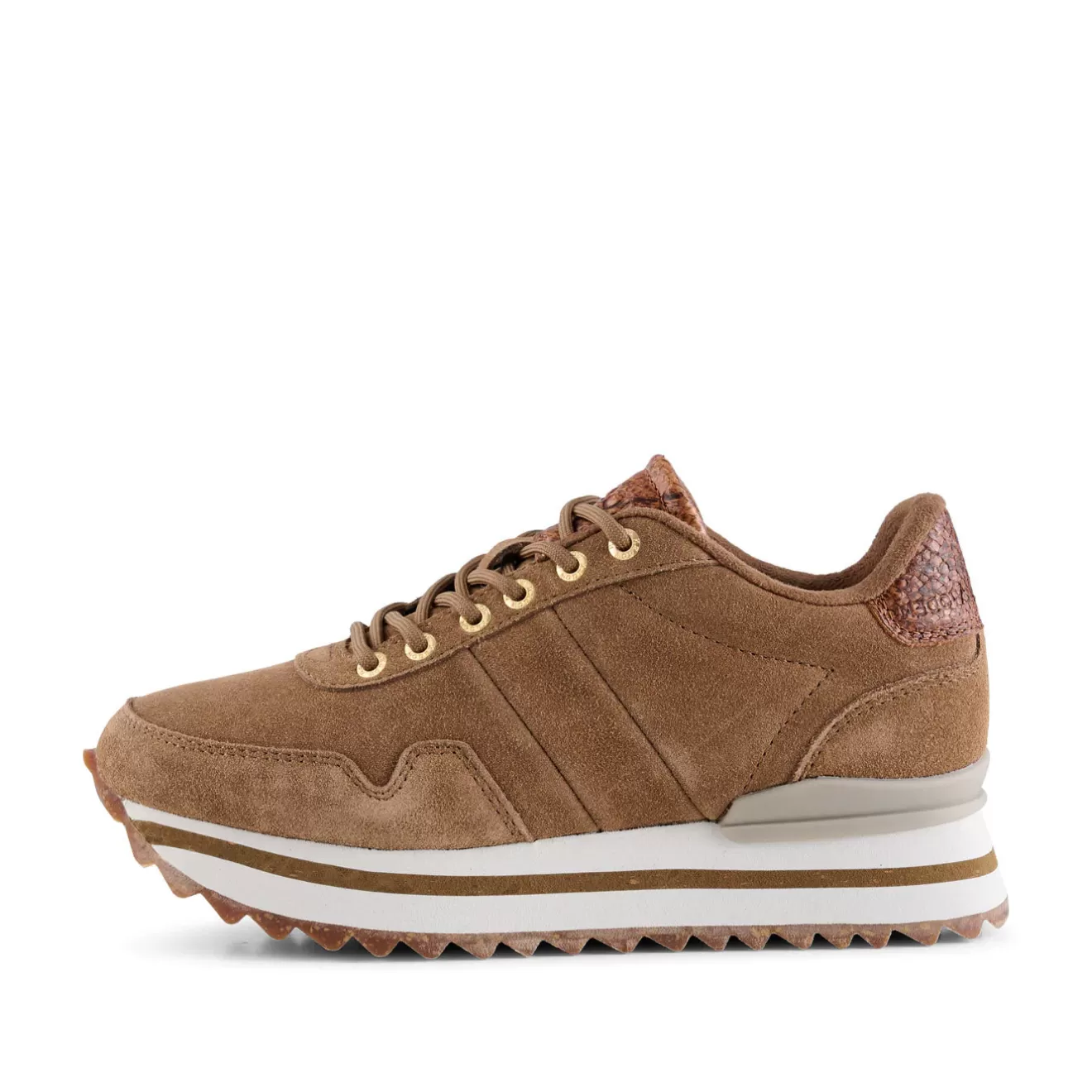 Nora III Suede Plateau - Latte-Woden Discount