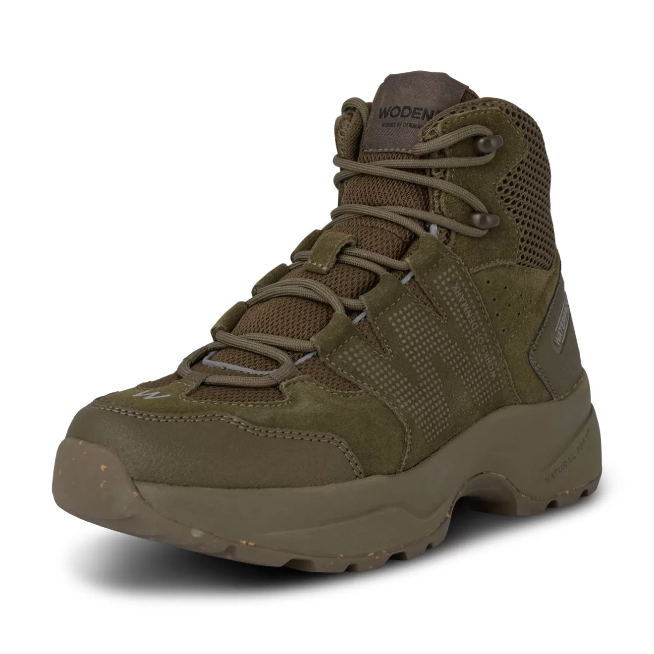 Olena Hiking Waterproof - Dark Olive-Woden Shop