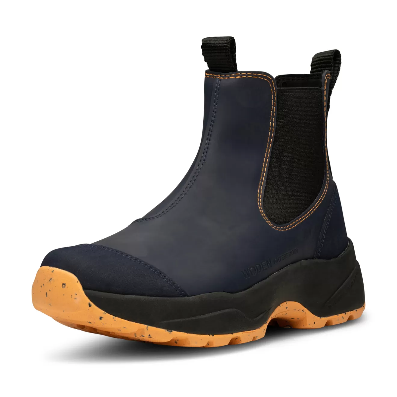 Siri Waterproof - Dark Navy/Papaya-Woden Shop