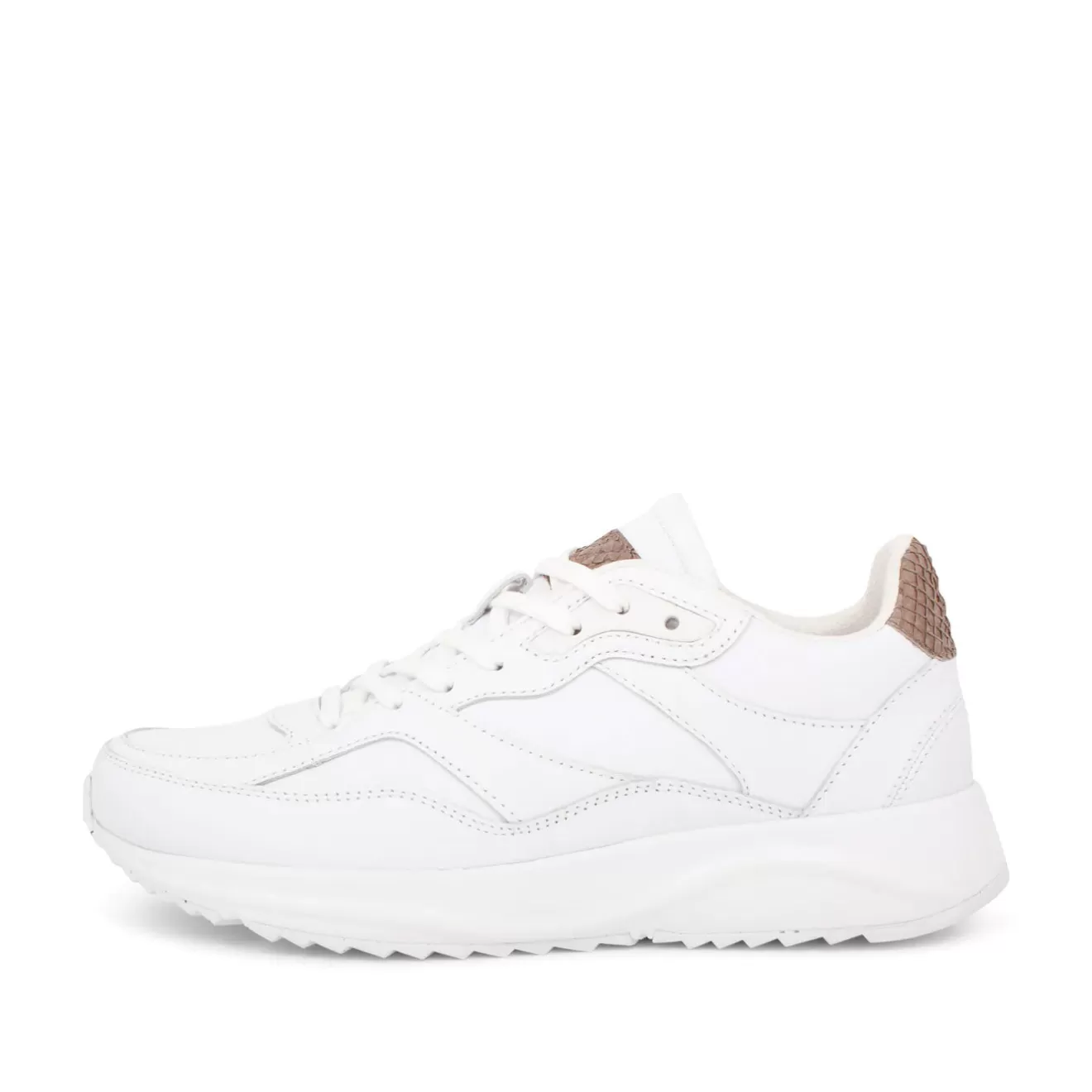 Sophie Leather - Bright White-Woden Best