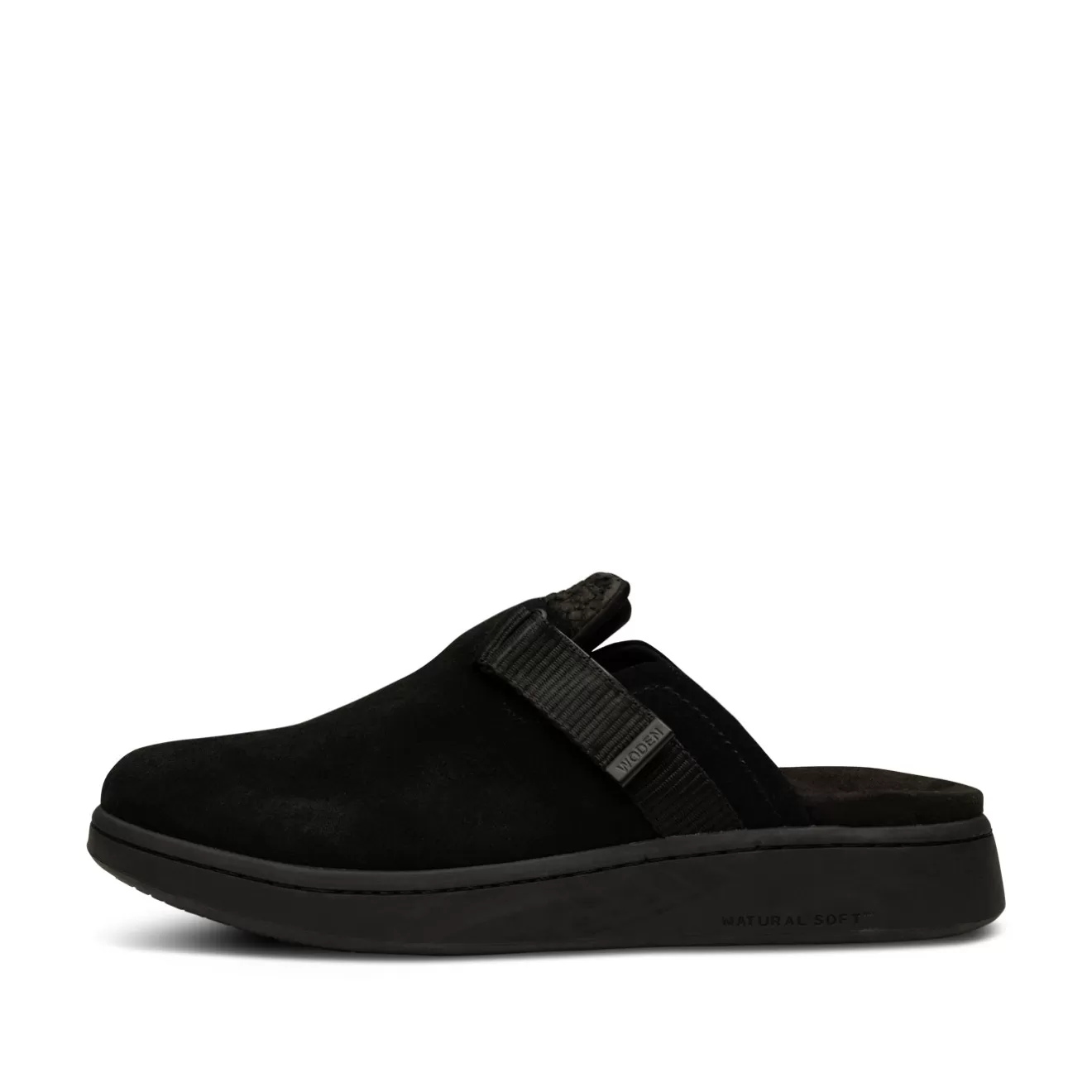 Vega Clog Suede - Black-Woden Hot