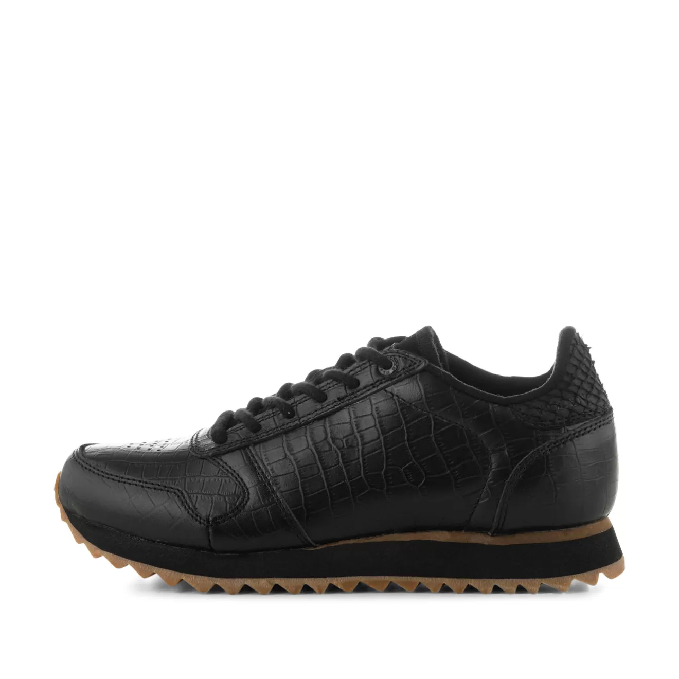 Ydun Shiny Leather - Black-Woden Store