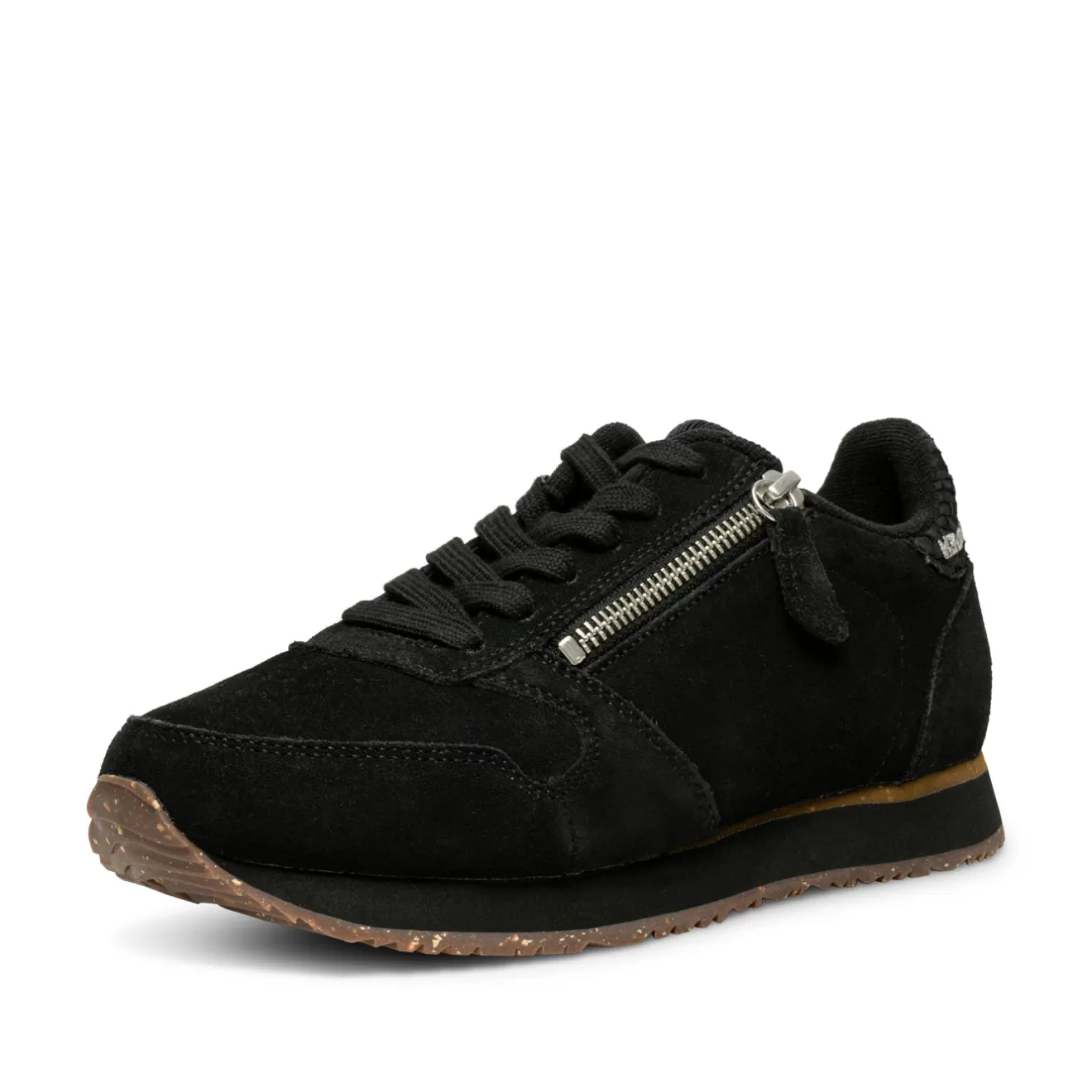 Ydun Suede Zipper - Black-Woden Hot